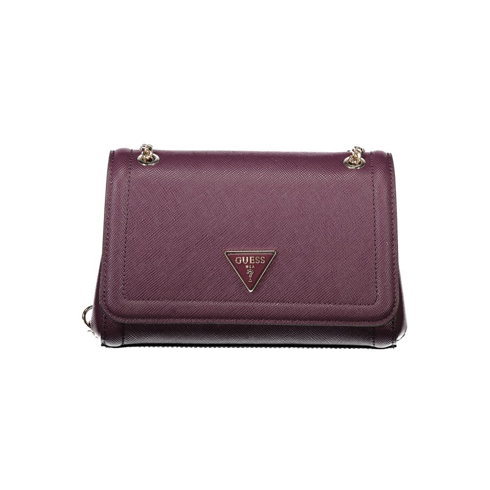 Guess Jeans Lila Polyethylen Frauen Handtasche